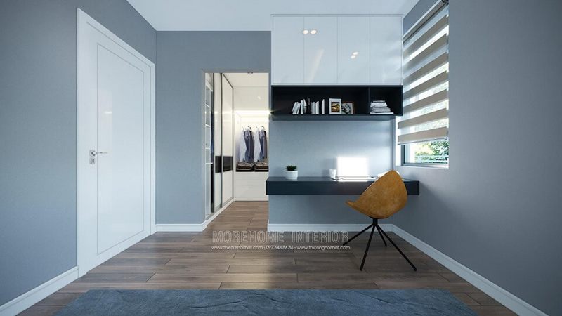 Mẫu cửa gỗ hiện đại tinh tế cho phòng ngủ bé trai