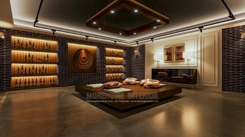 Morehome thiết kế tầng hầm biệt thự cao cấp tại hải phòng