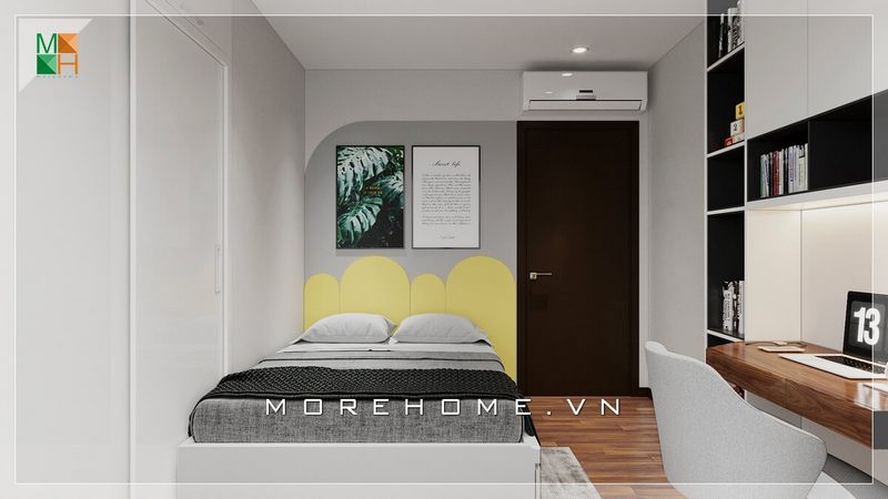 Sử dụng tranh canvas treo đầu giường đẹp và ấn tượng.